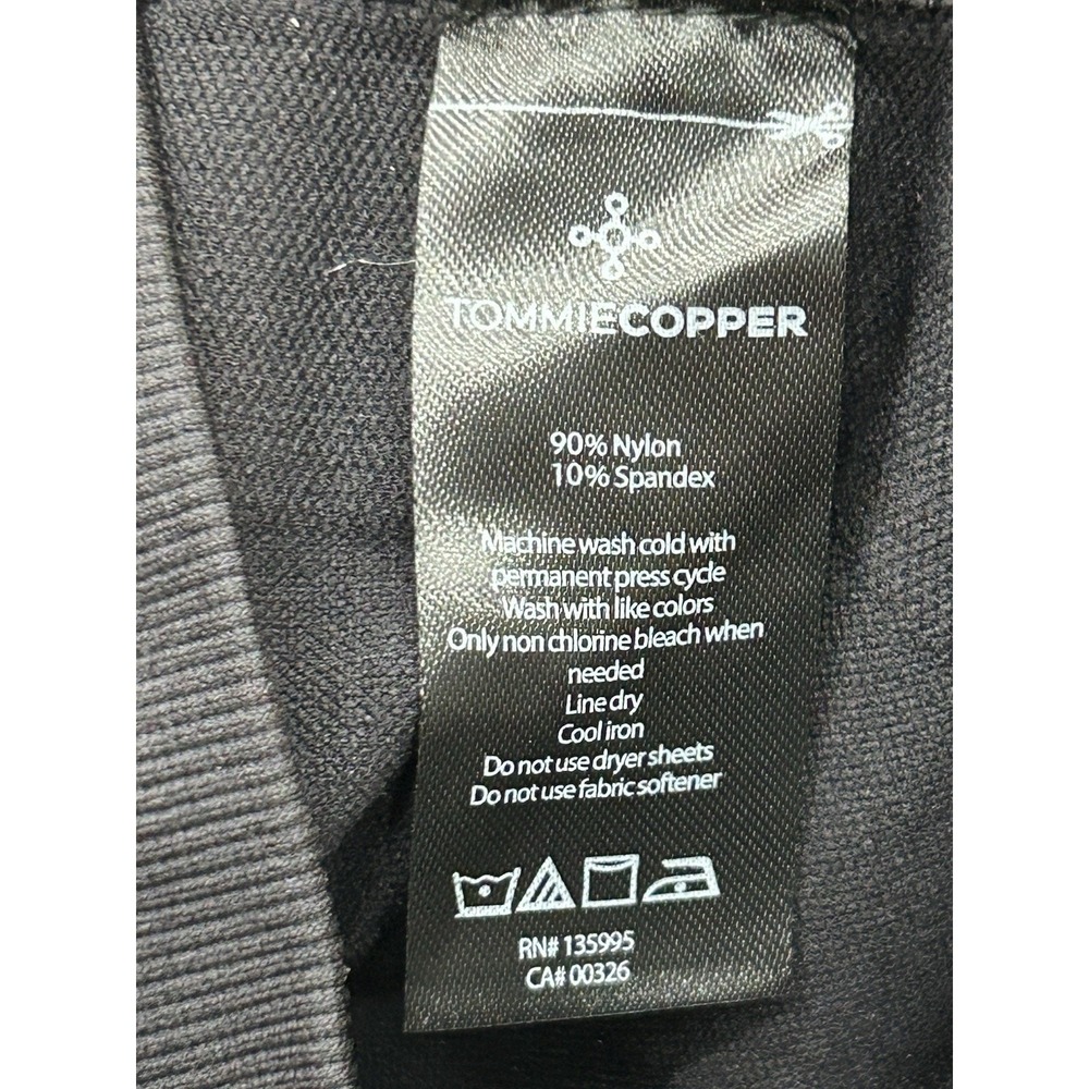 Tommie Copper Women's Seamless Compression Leggings Black Size L NWT - Picture 6 of 14